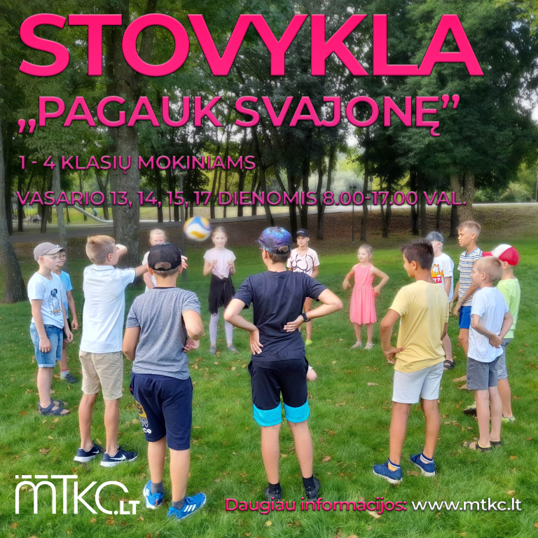 Read more about the article KVIEČIAME Į VASARIO MĖNESIO STOVYKLĄ