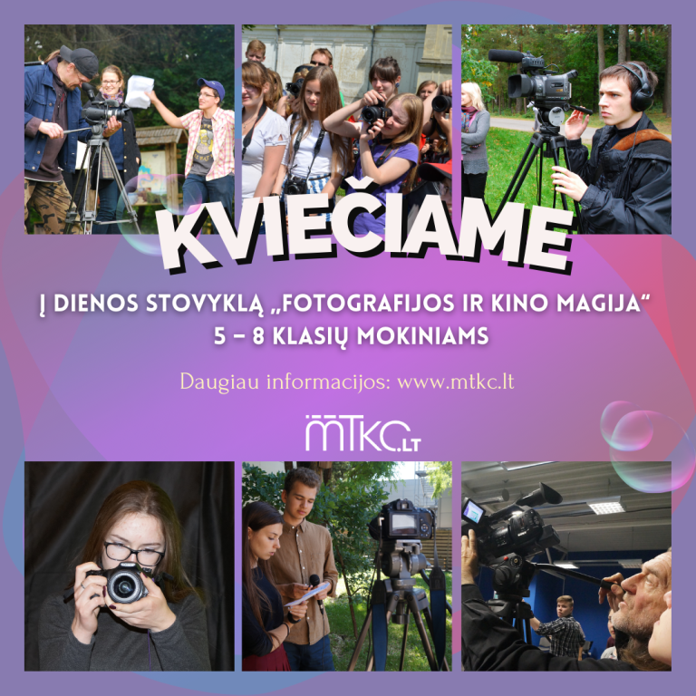 Read more about the article KVIEČIAME Į FOTOGRAFIJOS STOVYKLĄ