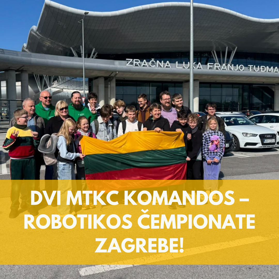 You are currently viewing Dvi MTKC komandos – robotikos čempionate Zagrebe!